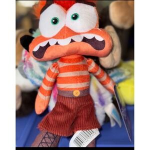Disney Pixar Inside Out Anxiety Plush Orange Striped‎ Shirt Corduroy Pants NWT